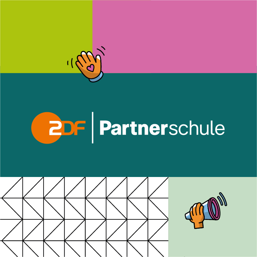 ZDF-Partnerschule Plakette